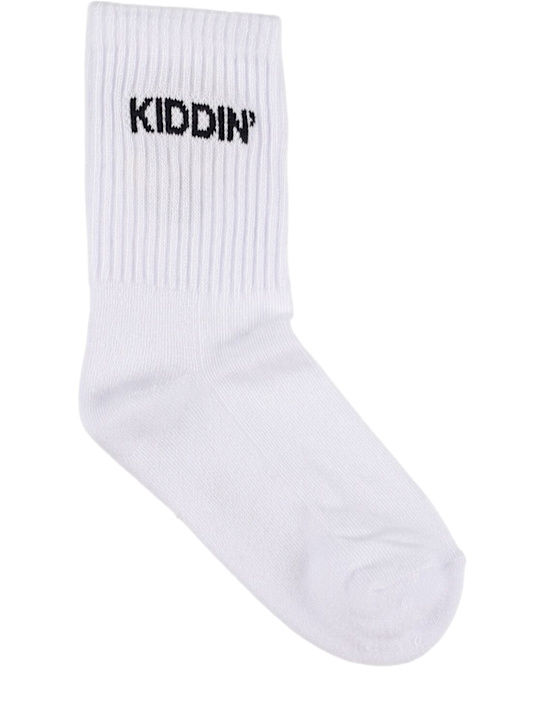Kiddin: Calcetines de algodón - Blanco - kids-boys_0 | Luisa Via Roma