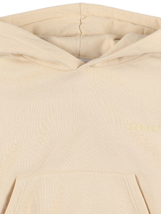 Kiddin: コットンスウェットシャツ - ベージュ - kids-girls_1 | Luisa Via Roma