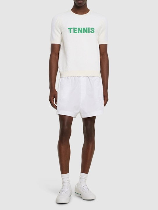 LACOSTE: Libellule viscose blend s/s t-shirt - men_1 | Luisa Via Roma