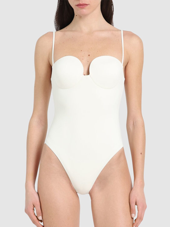 Retro bustier one piece swimsuit - Thumbnail 2