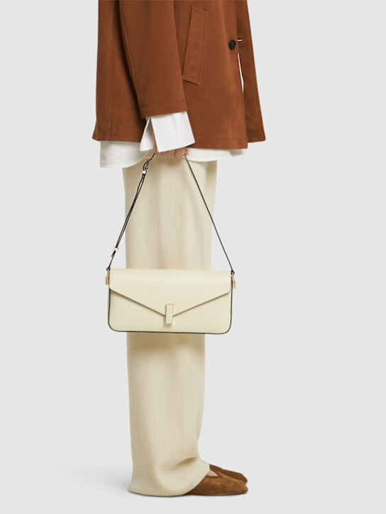 Valextra: Iside レザーショルダーバッグ - women_1 | Luisa Via Roma
