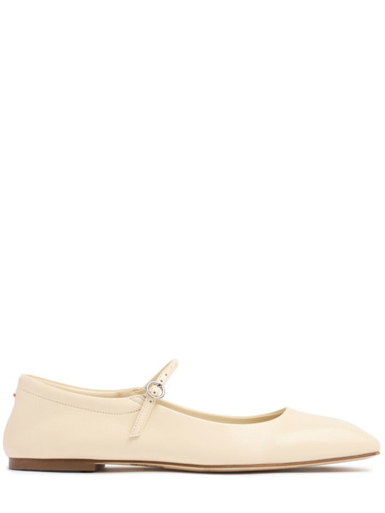 Aeyde: 10mm Uma leather flats - women_0 | Luisa Via Roma