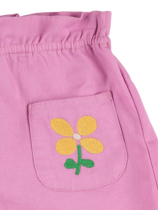 Hello Simone: コットンギャバジンショートパンツ - kids-girls_1 | Luisa Via Roma