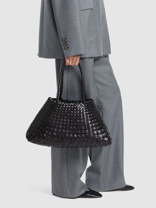Dragon Diffusion: Big Santa Croce leather tote bag - Black - women_1 | Luisa Via Roma