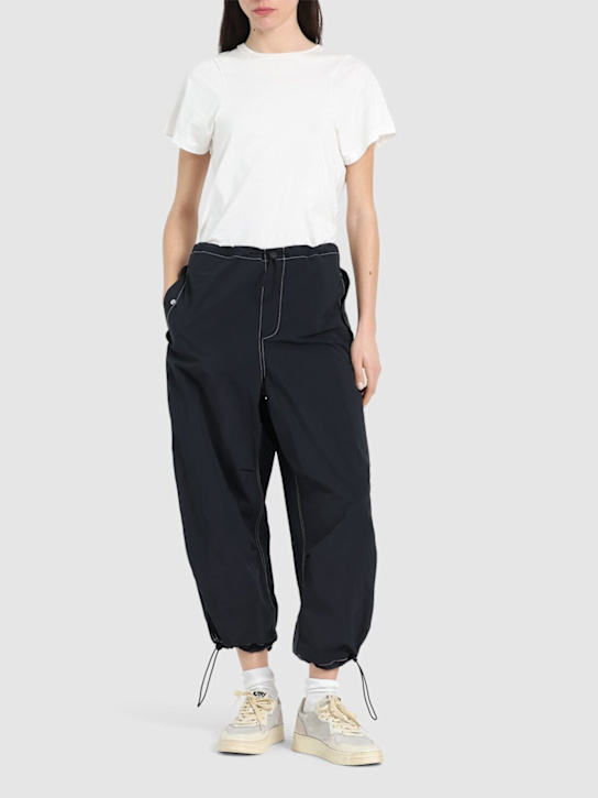 Autry: Pantaloni in nylon - Nero - women_1 | Luisa Via Roma