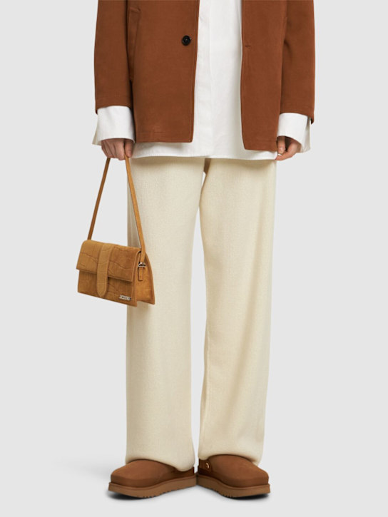 Ugg: 25mm W Goldenstar Villa suede mules - Chestnut - women_1 | Luisa Via Roma