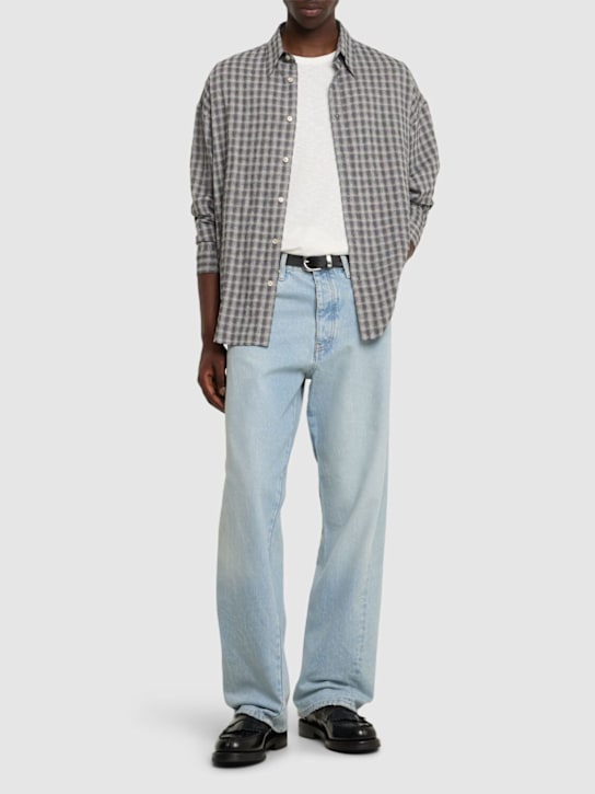SUNFLOWER: Wide twist jeans - Light Vintage - men_1 | Luisa Via Roma