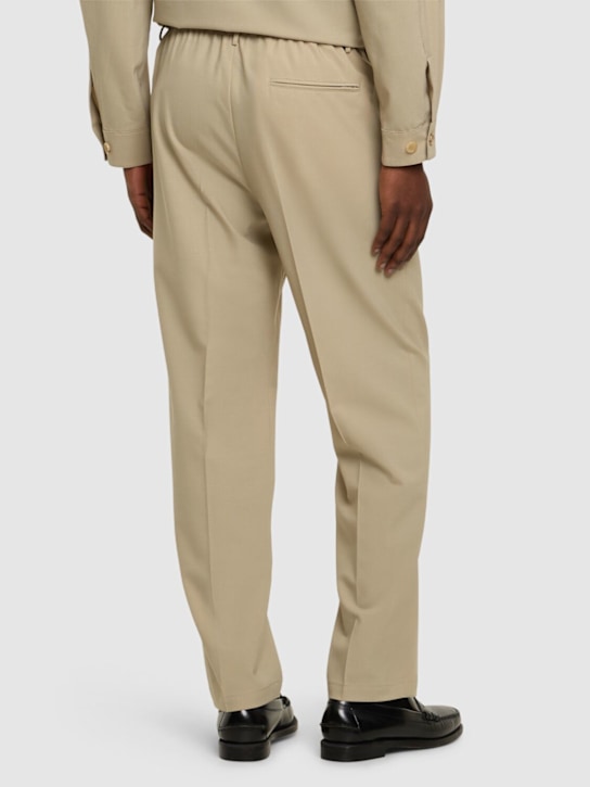 CELLAR DOOR: Alfred BL wool blend pants - Beige - men_2 | Luisa Via Roma