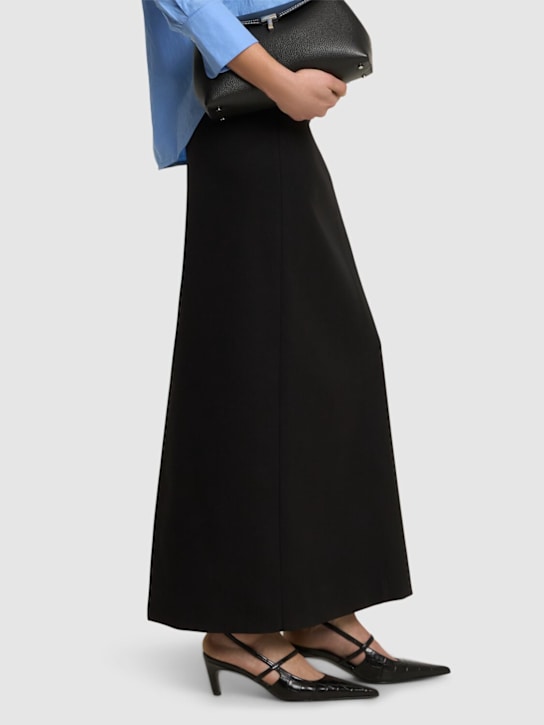 Toteme: 50mm The Sharp patent leather slingbacks - Black - women_1 | Luisa Via Roma