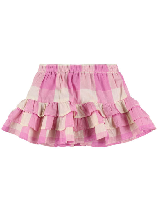 Hello Simone: Printed cotton skirt - Lila - kids-girls_1 | Luisa Via Roma