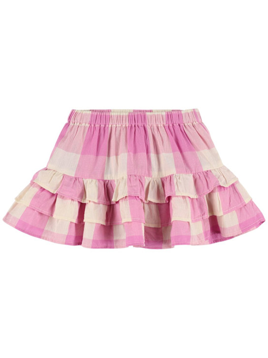 Hello Simone: Printed cotton skirt - Lila - kids-girls_0 | Luisa Via Roma