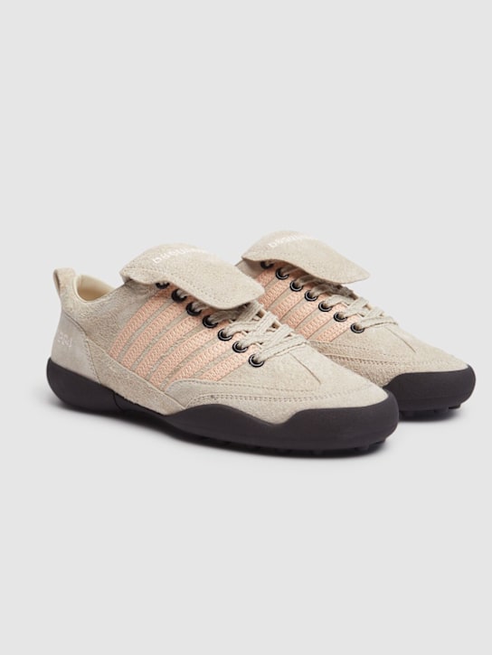 Dsquared2: Dsquared2 Soccer leather sneakers - women_1 | Luisa Via Roma