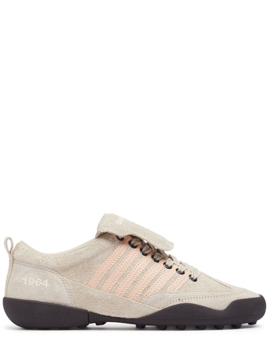 Dsquared2: Dsquared2 Soccer leather sneakers - women_0 | Luisa Via Roma