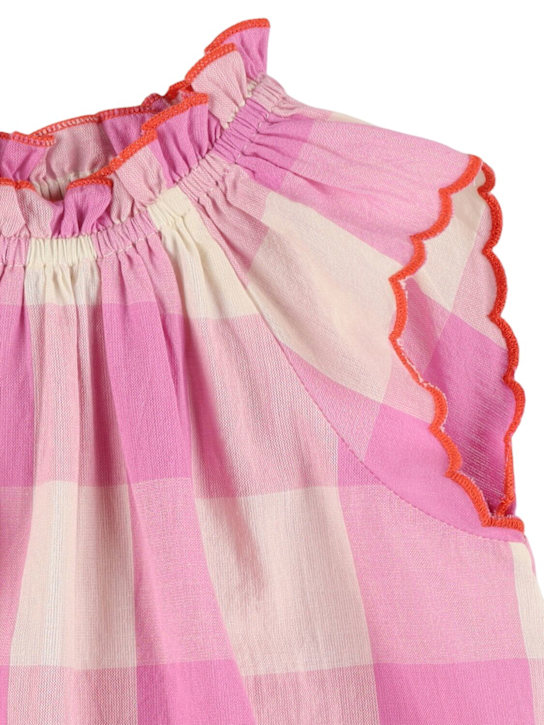 Hello Simone: Vestito in popeline di cotone stampato - kids-girls_1 | Luisa Via Roma