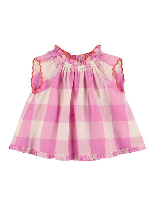 Hello Simone: Vestito in popeline di cotone stampato - kids-girls_0 | Luisa Via Roma