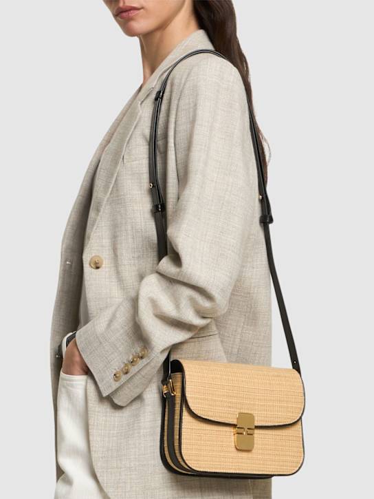 A.P.C.: Small Sac Grace raffia bag - women_1 | Luisa Via Roma