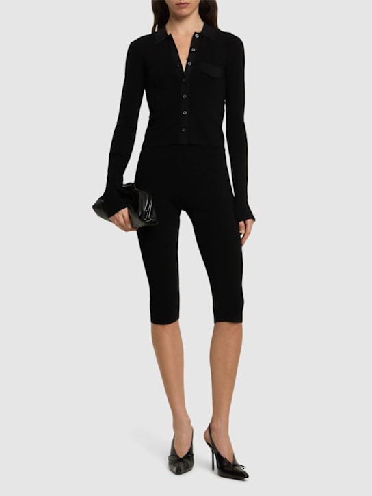 The Garment: Madison knit polo shirt - women_1 | Luisa Via Roma