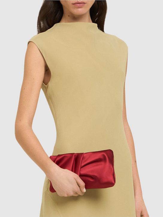 Jimmy Choo: Bonny satin clutch - women_1 | Luisa Via Roma