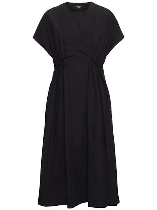 Blasone poplin short sleeve midi dress - Thumbnail 1