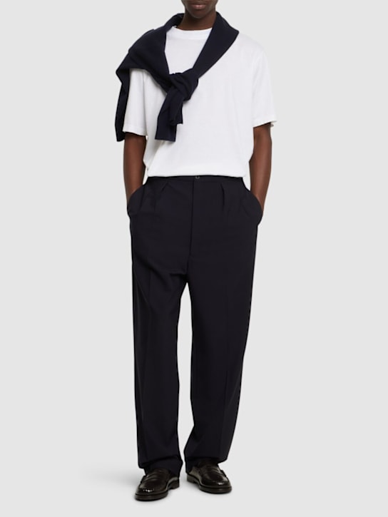 CELLAR DOOR: Jules wool blend pants - men_1 | Luisa Via Roma