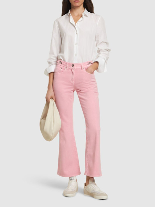 Denim flared jeans - Thumbnail 2