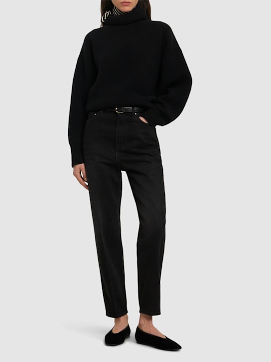 Toteme: デニムテーパードジーンズ - women_1 | Luisa Via Roma