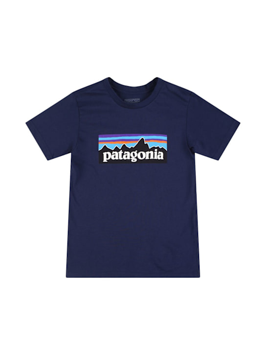 Patagonia: Printed cotton jersey t-shirt - kids-boys_0 | Luisa Via Roma