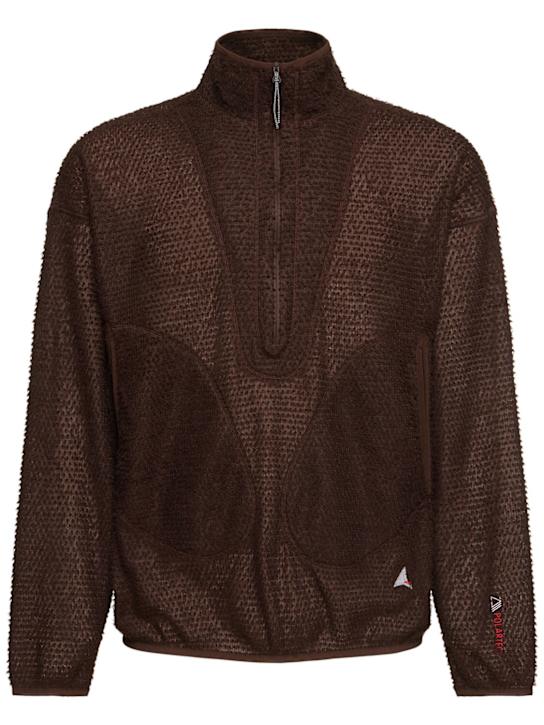 Roa: Alpha Direct half-zip sweatshirt - men_0 | Luisa Via Roma