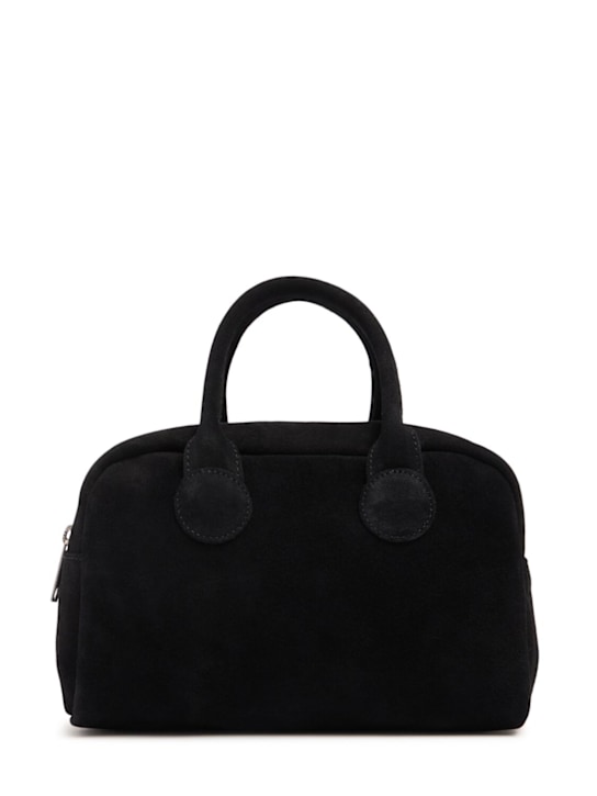 MARGESHERWOOD: LVR Exclusive Bowling soft suede bag - women_0 | Luisa Via Roma