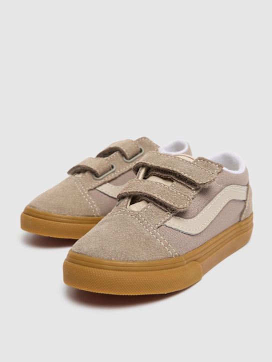Vans: Old Skool leather sneakers - kids-boys_1 | Luisa Via Roma