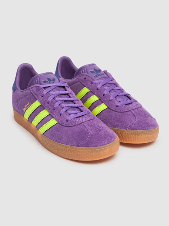 adidas Originals: Gazelleスエードレースアップニーカー - kids-boys_1 | Luisa Via Roma