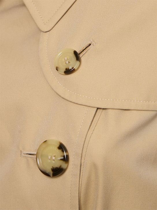 Burberry: Trench midi Chelsea heritage - Beige - women_4 | Luisa Via Roma