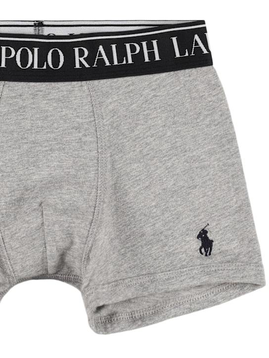 Polo Ralph Lauren: Set de 3 calzoncillos boxer de algodón - kids-boys_1 | Luisa Via Roma