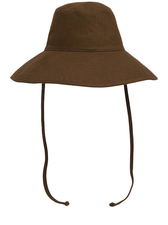 LACK OF COLOR: Holiday canvas bucket hat - women_0 | Luisa Via Roma