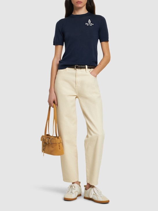 Sporty & Rich: Vendome s/s wool sweater - women_1 | Luisa Via Roma