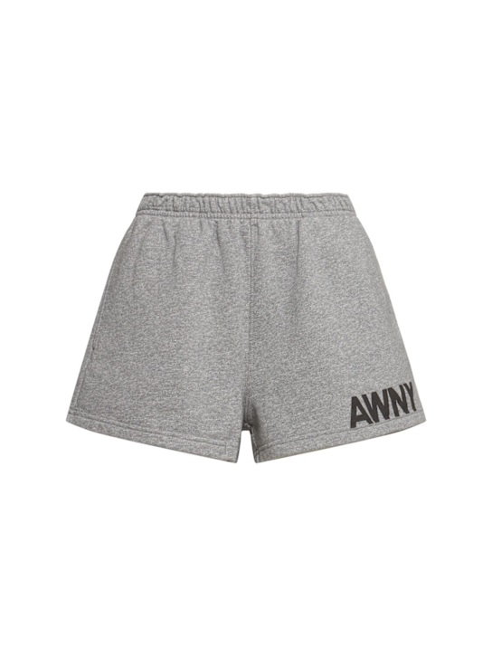 Alexander Wang: Graphic jersey running shorts - women_0 | Luisa Via Roma