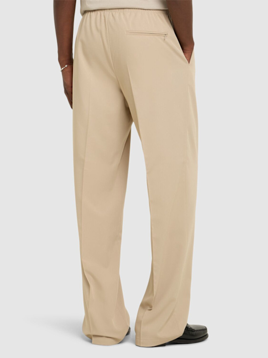 CELLAR DOOR: Ezio fluid pants - Beige - men_2 | Luisa Via Roma