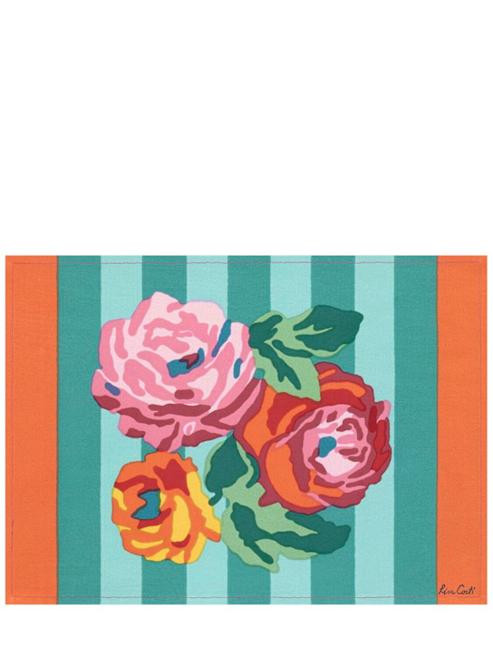 LISA CORTI: Set di 2 tovagliette Nizam Aqua Veronese - Verde - ecraft_0 | Luisa Via Roma
