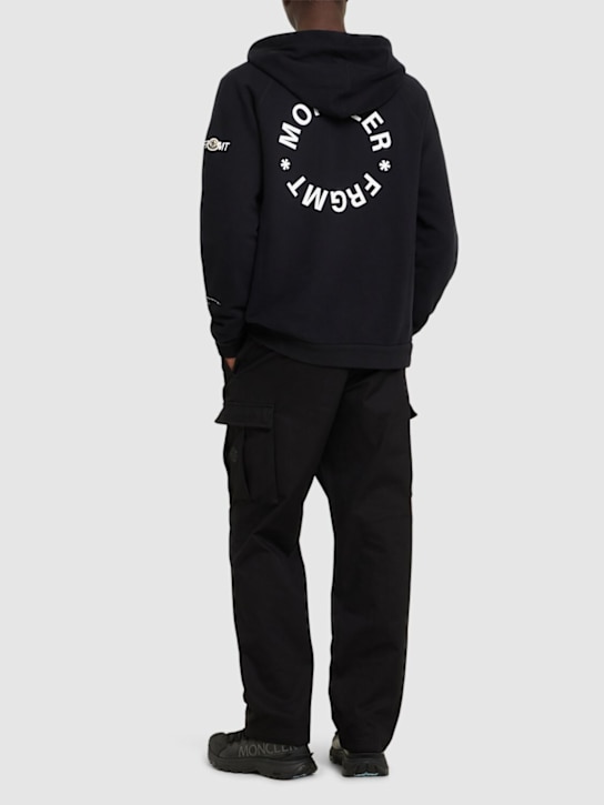 Moncler Genius: Moncler x FRGMT cotton sweatshirt hoodie - men_1 | Luisa Via Roma