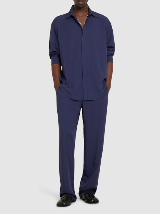 MSGM: Pantalones de viscosa - men_1 | Luisa Via Roma