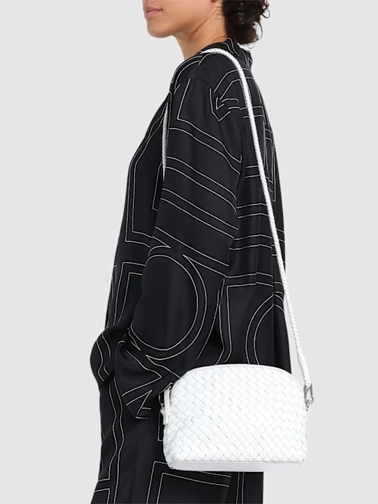 Dragon Diffusion: Chunky Fellini leather shoulder bag - White - women_1 | Luisa Via Roma