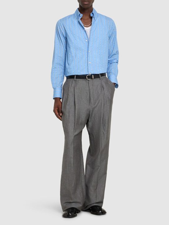 Long sleeve cotton shirt - Thumbnail 2