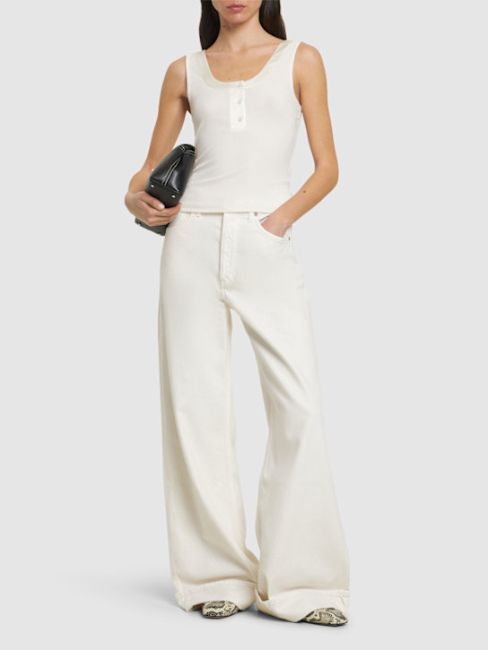 Frame: The Satin Trim tank top - women_1 | Luisa Via Roma