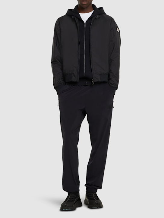 Moncler: Regenjacke aus Nylon "Reppe" - Schwarz - men_1 | Luisa Via Roma