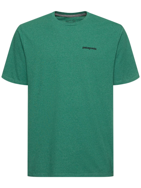 Patagonia: P-6 Logo Responsibility t-shirt - Heartleaf Green - men_0 | Luisa Via Roma