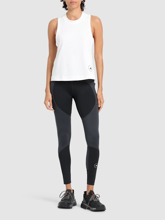 adidas By Stella McCartney: Sportswear logo tank top - women_1 | Luisa Via Roma