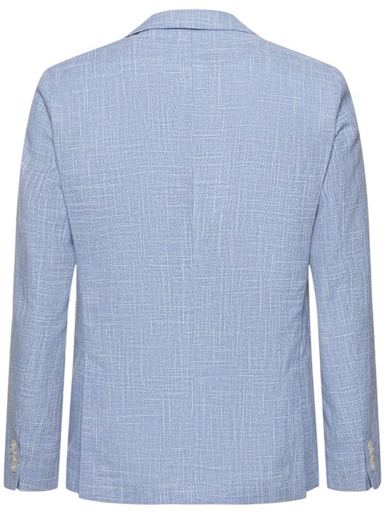Boss: Hanry wool blend blazer - Light/Pastel Bl - men_3 | Luisa Via Roma