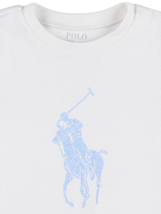 Polo Ralph Lauren: Set pigiama t-shirt e shorts con stampa - kids-boys_1 | Luisa Via Roma