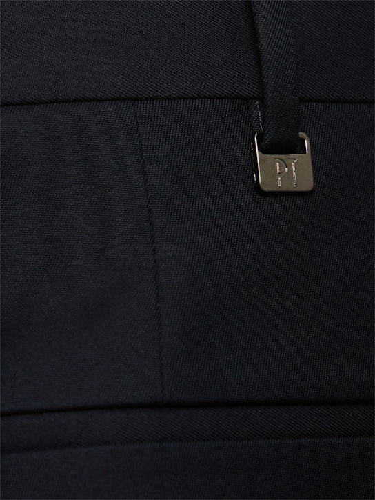 PT Torino: Quindici wide leg pants - Blue - men_4 | Luisa Via Roma