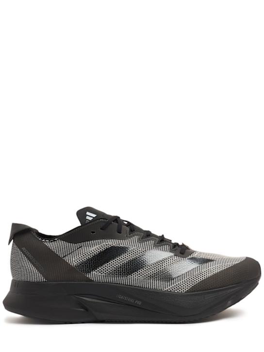 adidas Originals: Adizero Boston 12 sneakers - Siyah - men_0 | Luisa Via Roma